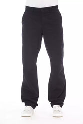 Alpha Studio Blue Cotton Men's Pant -   -  Alpha Studio.